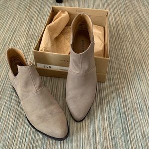 LuckyBrand Taupe Ankle Boot 8.5